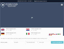 Tablet Screenshot of dubrovnik-language-school.com